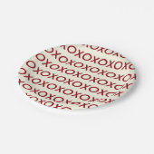 GRAFISCHE VALENTIJNSDAG XOXO PAPIER BORD (Gekanteld)