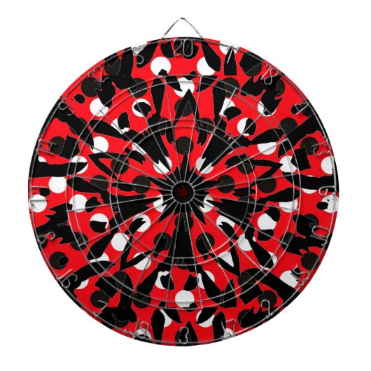 Grafische ventilator dartbord (Voorkant)