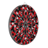 Grafische ventilator dartbord (Voorkant Links)