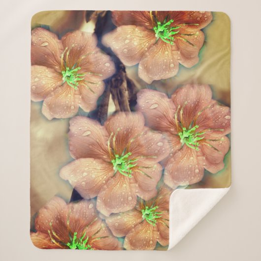 Grafische ventilator sherpa deken (Voorkant)