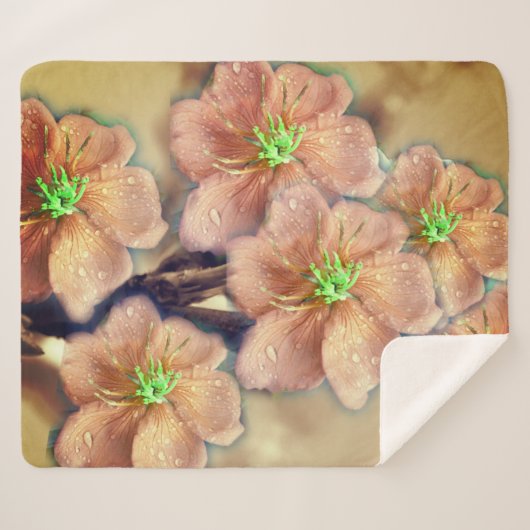 Grafische ventilator sherpa deken (Voorkant (horizontaal))