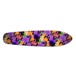 Grafische verfspattenprint skateboard