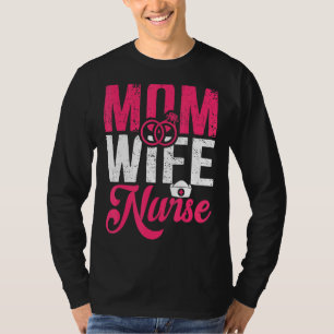 Grafische verpleegster Apparel mama vrouw verpleeg T-shirt