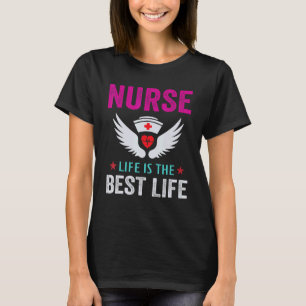 Grafische verpleegster kleding Verpleegstersleven T-shirt
