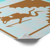 Grafische versieringen SHARK TEETH and Diver Poster (Hoek)