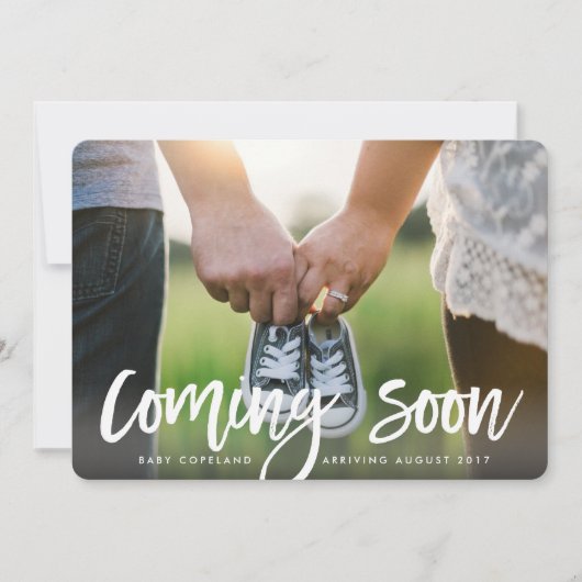 Grafische verwachtingen | Aankondiging van een fot (Voorkant)