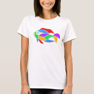 Grafische vis t-shirt