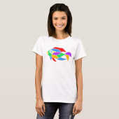 Grafische vis t-shirt (Voorkant volledig)