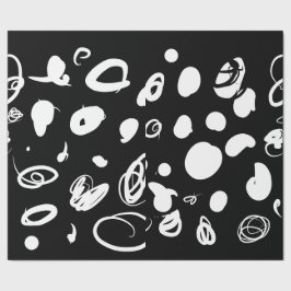 Grafische vlekken ontwerp inpakpapier
