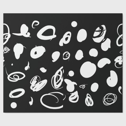 Grafische vlekken ontwerp inpakpapier (Zoom)