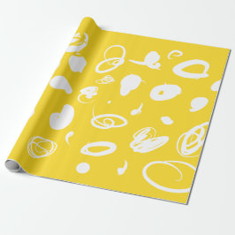 Grafische vlekken ontwerp inpakpapier