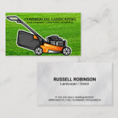 Grafische Vormgeving voor Grasmaaier | Zakelijke K Visitekaartje (Voorkant / Achterkant)