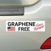Grafische vrije Bumpersticker (Op auto)