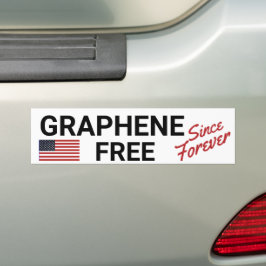Grafische vrije Bumpersticker