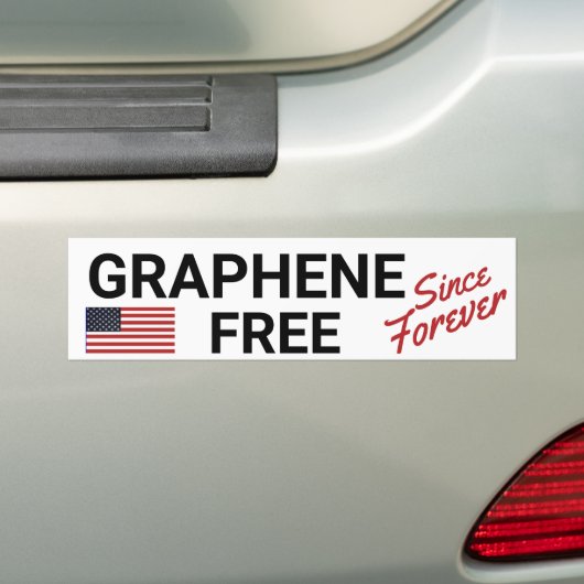 Grafische vrije Bumpersticker (Op auto)
