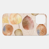 Grafische Waterverf Leaf Autumn Design Case-Mate iPhone Case (Achterkant (horizontaal))