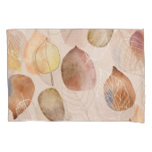 Grafische Waterverf Leaf Autumn Design Kussensloop (Voorkant)