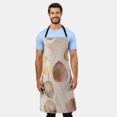 Grafische Waterverf Leaf Autumn Design Schort (Gedragen)