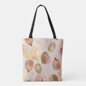 Grafische Waterverf Leaf Autumn Design Tote Bag (Achterkant)