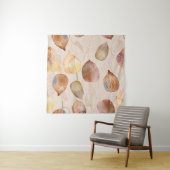 Grafische Waterverf Leaf Autumn Design Wandkleed (In situ)