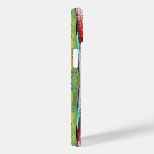 Grafische Waves Beach ontwerp iPhone case (Achterkant / Rechts)