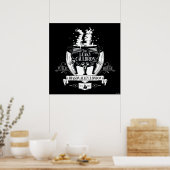 Grafische winkel THE LEAKY CAULDRON™ Poster (Keuken)