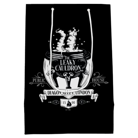 Grafische winkelafbeelding van THE LEAKY CAULDRON™ Medium Cadeauzakje (Achterkant)