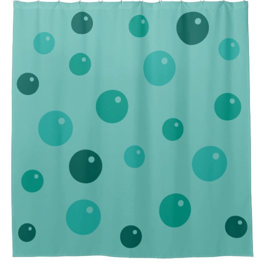 Grafische zeep-knuppels op elke kleur douchegordijn (Voorkant)