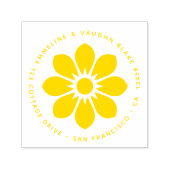 Grafische zonbloem - zomer zomer  zelfinktende stempel (Design)