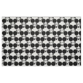 Grafische zwarte fietsen stof (Fat Quarter)