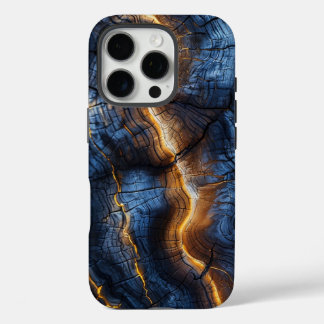 Grafisches Holzdesign iPhone 16 Pro Hoesje