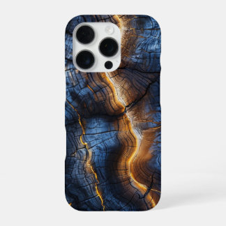 Grafisches Holzdesign iPhone 16 Pro Hoesje