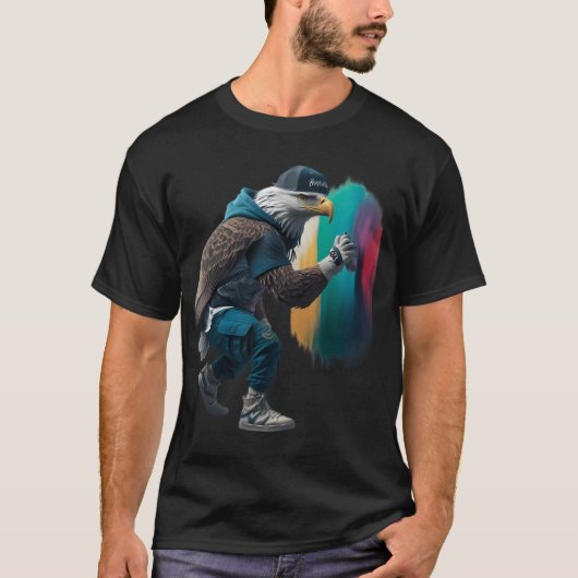 Grafiti Adelaar T-shirt (Voorkant)