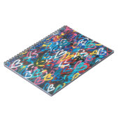 Grafiti Hearts Notitieboek (Linkerzijde)