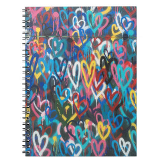 Grafiti Hearts Notitieboek