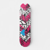 Grafitti Aqua Skateboard (Voorkant)