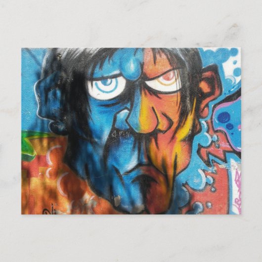 Grafitti Art Briefkaart (Voorkant)