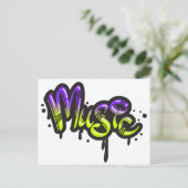 Grafitti Briefkaart (Staand voorkant)