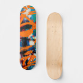 Grafitti en Street Art Persoonlijk Skateboard (Voorkant)