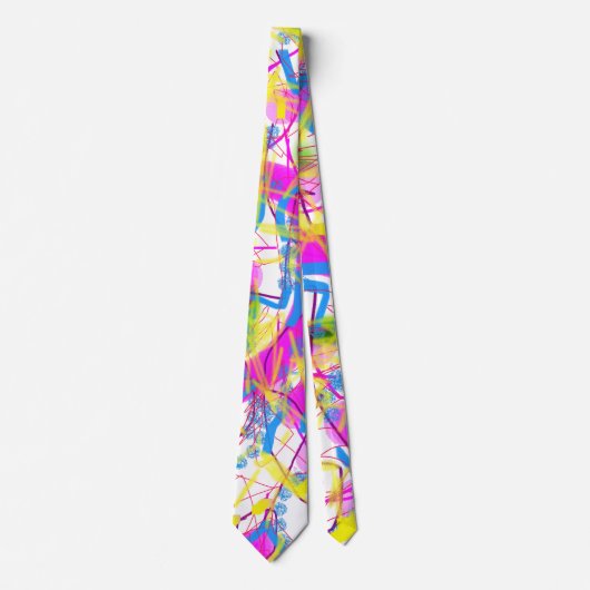 Grafitti geïnspireerd Woo Stropdas (Voorkant)