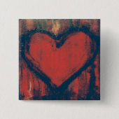 Grafitti Heart Art Button (Voorkant)