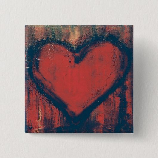 Grafitti Heart Art Button (Voorkant)