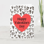 Grafitti Heart Valetine's Day Kaart (Voorkant)
