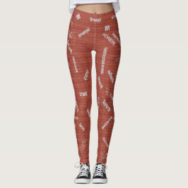 Grafitti-Leggings voor aanmoediging Leggings