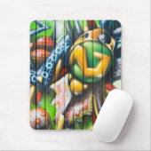 Grafitti Mousepad Muismat (Met muis)