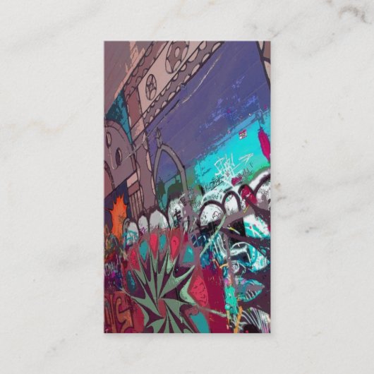 Grafitti Salon Visitekaartje (Voorkant)