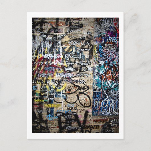 Grafitti South St. Philadelphia Briefkaart (Voorkant)