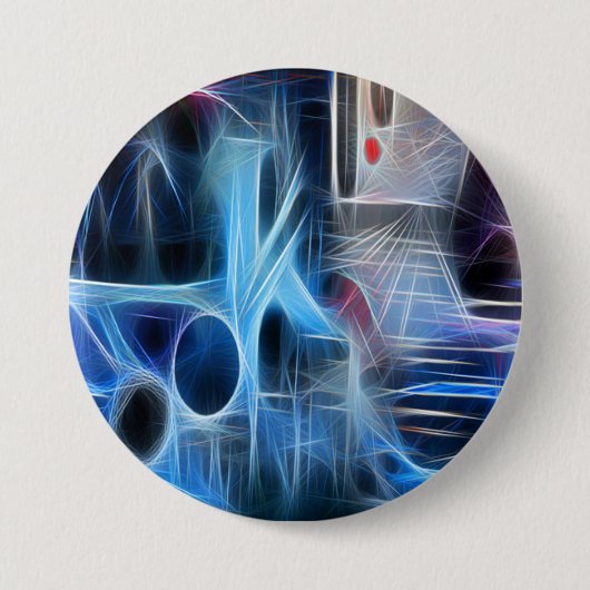 Grafittineon Ronde Button 7,6 Cm (Voorkant)