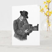 "Graflex Camera" Advertentie Wenskaart Kaart (Gele Bloem)