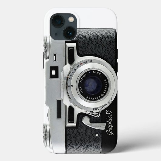 Graflex Grafische 35 camera Case-Mate iPhone Case (Achterkant)